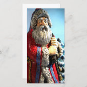 Forest Santa I Feiertagskarte (Vorne/Hinten)