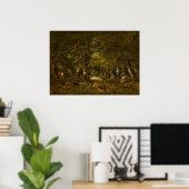 Forest Scene - Diaz de la Peña Kunst Poster (Heimbüro)