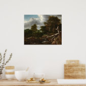 Forest Scene - Jacob van Ruisdael Kunstposter Poster (Küche)