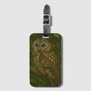 Forest Sentinel - Tawny Owl - Paradies für Naturfr Gepäckanhänger