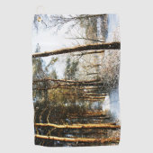Forest Snow Scene Gtcnm Golfhandtuch (Vorderseite)
