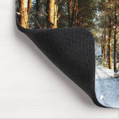 Forest Snow Scene mpcnm Mousepad (Ecke)