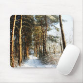 Forest Snow Scene mpcnm Mousepad (Mit Mouse)