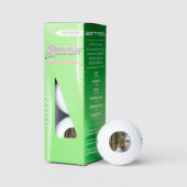 Forest Snow Scene ssf gbcna Golfball (Verpackung)