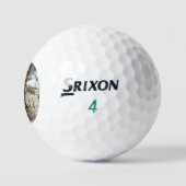 Forest Snow Scene ssf gbcna Golfball (Logo)