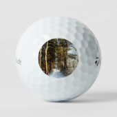 Forest Snow Scene tmtp5 gbcna Golfball (Vorderseite)
