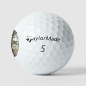 Forest Snow Scene tmtp5 gbcna Golfball (Logo)