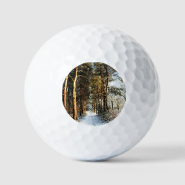 Forest Snow Scene va gbcna Golfball
