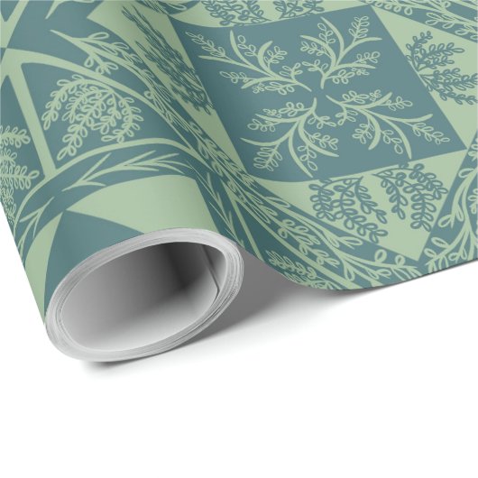 Forest Snowflakes Geschenkpapier (Rolleneckpunkt)