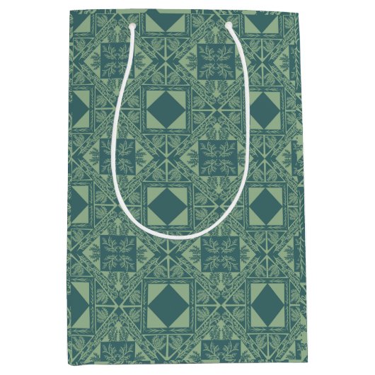 Forest Snowflakes  Mittlere Geschenktüte (Vorderseite)