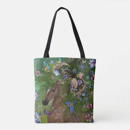 "Forest Spirit: Summer" Tote Bag Tasche (Rückseite)