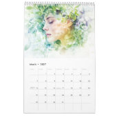 Forest Spirits : Fantasy Art Kalender (Mär 2027)