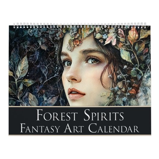 Forest Spirits : Fantasy Art Kalender (Titelbild)