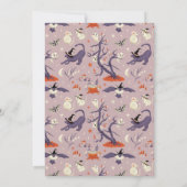 Forest Spirits Halloween Geburtstagsparty Einladung (Rückseite)