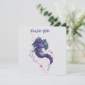 Forest Spring Charakter Dankeschön Karte (Stehend Vorderseite)