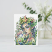 Forest Sprite Postkarte (Stehend Vorderseite)