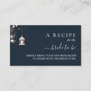 Forest Stars Snow Bright Winter Brautparty Begleitkarte