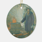 Forest Still Moonshiners White Lightning Liquor Keramik Ornament (Links)