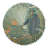 Forest Still Moonshiners White Lightning Liquor Keramikknauf (Vorderseite)