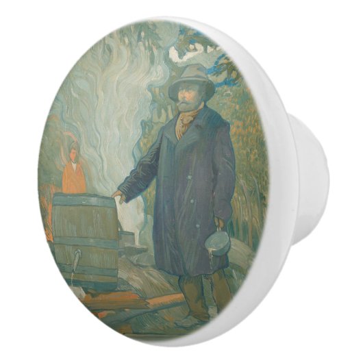 Forest Still Moonshiners White Lightning Liquor Keramikknauf (Rechts)