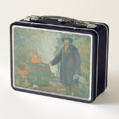 Forest Still Moonshiners White Lightning Liquor Metall Brotdose (Rückseite)