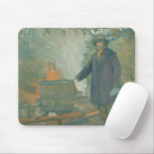 Forest Still Moonshiners White Lightning Liquor Mousepad (Mit Mouse)