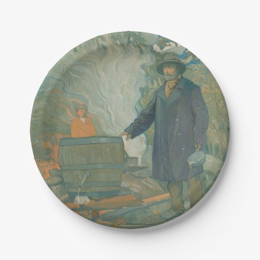 Forest Still Moonshiners White Lightning Liquor Pappteller (Vorderseite)