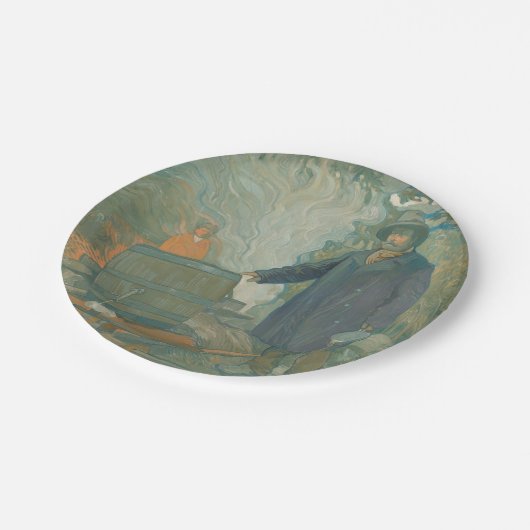 Forest Still Moonshiners White Lightning Liquor Pappteller (Schrägansicht)