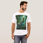 Forest Stream Goddess – Spirit of Moss and Light T-Shirt (Vorne ganz)
