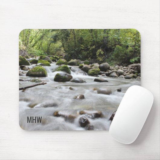 Forest Stream-Moped Mousepad (Mit Mouse)