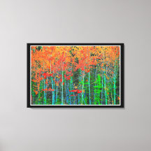 Forest Stretched Canvas Print