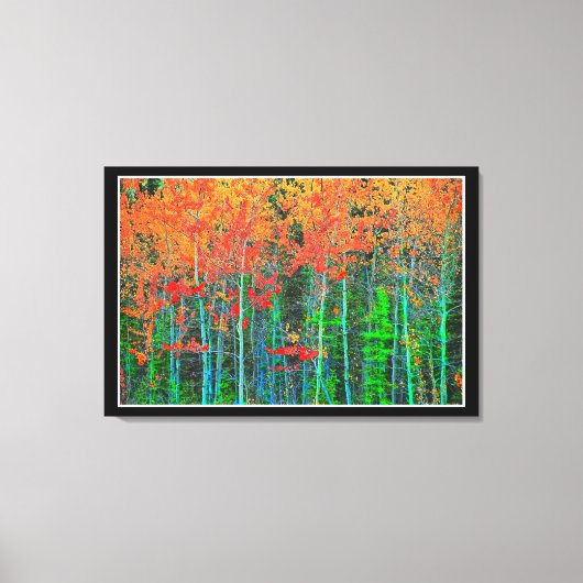 Forest Stretched Canvas Print Leinwanddruck (Vorderseite)