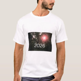 Forest Sun Rising 2026 - Nature Dawn Illustration T-Shirt