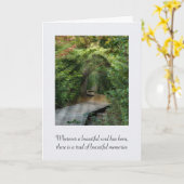 Forest Sunams Beileid Karte (Gelbe Blume)