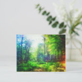 FOREST SUNCOLORS POSTCARD POSTKARTE (Stehend Vorderseite)