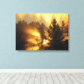 FOREST SUNRISE LEINWANDDRUCK (Insitu (Holzboden))