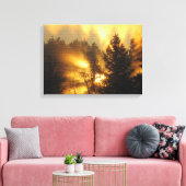 FOREST SUNRISE LEINWANDDRUCK (Insitu (Wohnzimmer))