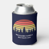 Forest Sunset Custom Family Wiedersehen Camping Tr Dosenkühler (Kanne Vorderseite)