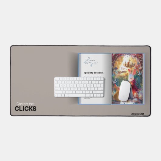 Forest Tale Bunny Desk Mat Schreibtischunterlage (Tastatur & Maus)