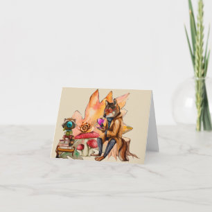 Forest Tea Party Karte