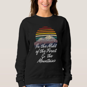 Forest The Mountain Camper Wanderung Camper Wander Sweatshirt