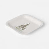 Forest Themed Teller (Gewinkelt)