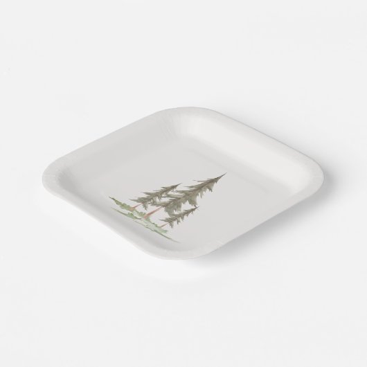 Forest Themed Teller (Gewinkelt)