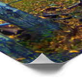 Forest Throught the Trees Poster (Ecke)