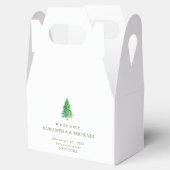 Forest Tree Elegante Blume Geschenkschachtel (Geöffnet)