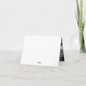 Forest/Trees Collage Dankeskarte (Rückseite)