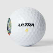 Forest UnderGrowth (von Léo Gausson) Golfball (Logo)