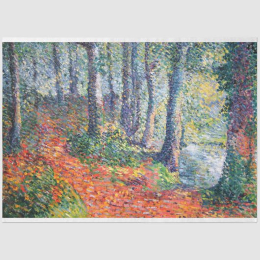 Forest UnderGrowth (von Léo Gausson) Seidenpapier (Vorderseite)