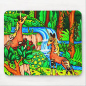 Forest Unicorn Okapi Standard Mouse Pad Mousepad (Vorne)