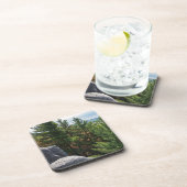 Forest Valley Blick auf Burg Berg Getränkeuntersetzer (Rechte Seite)